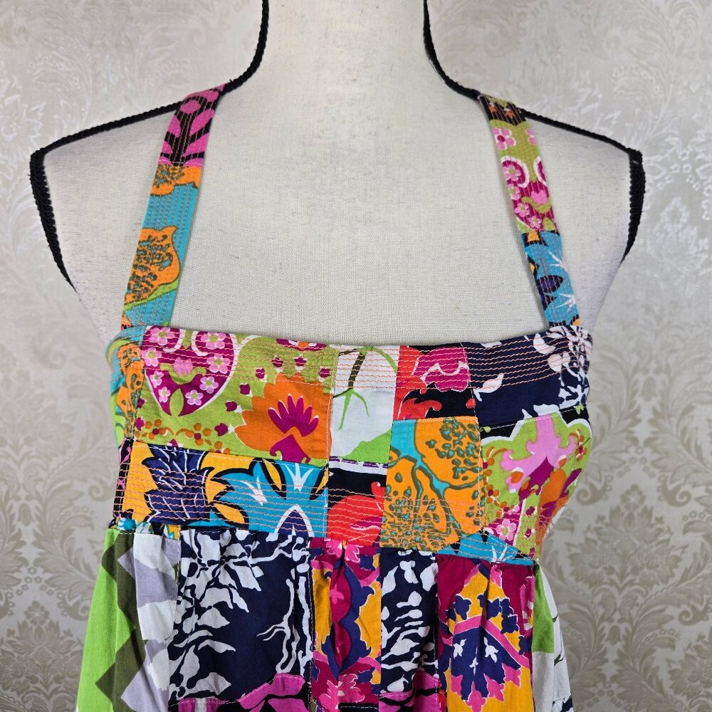 J. Crew Multicolor Patchwork Tank Top - image 2